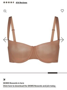 SKIMS No Show UNLINED BALCONETTE BRA